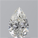 Natural Diamond 0.70 Carats, Pear with  Cut, H Color, VS2 Clarity and Certified by GIA