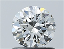 Natural Diamond 0.80 Carats, Round with Excellent Cut, G Color, SI1 Clarity and Certified by GIA