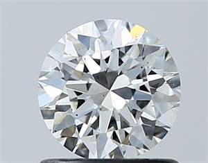 Picture of Natural Diamond 0.80 Carats, Round with Excellent Cut, G Color, SI1 Clarity and Certified by GIA