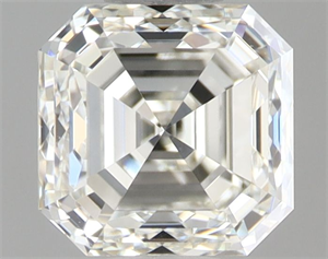 Picture of Natural Diamond 1.01 Carats, Asscher with  Cut, I Color, VVS1 Clarity and Certified by IGI