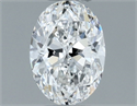 Natural Diamond 0.30 Carats, Oval with  Cut, F Color, VS1 Clarity and Certified by GIA