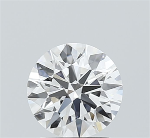 Picture of Lab Grown Diamond 1.56 Carats, Round with Excellent Cut, D Color, VS1 Clarity and Certified by IGI