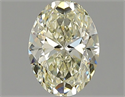Natural Diamond 1.30 Carats, Oval with  Cut, M Color, VVS2 Clarity and Certified by GIA