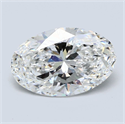 Diamante Natural 2.50 quilates, Ovalado , Color F, claridad VS2 y certificado GIA