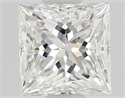 Natural Diamond 0.50 Carats, Princess with  Cut, E Color, VS1 Clarity and Certified by GIA