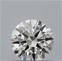 Natural Diamond 0.50 Carats, Round with Excellent Cut, H Color, VVS2 Clarity and Certified by IGI