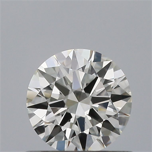 Picture of Natural Diamond 0.50 Carats, Round with Excellent Cut, H Color, VVS2 Clarity and Certified by IGI