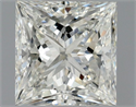 Natural Diamond 0.50 Carats, Princess with  Cut, H Color, VS2 Clarity and Certified by GIA