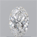 Diamante Natural 0.71 quilates, Ovalado , Color E, claridad VS2 y certificado GIA