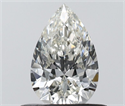 Diamante Natural 0.50 quilates, De pera , Color H, claridad VVS2 y certificado IGI