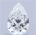 Diamante Natural 0.50 quilates, De pera , Color E, claridad VS2 y certificado GIA