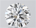 Lab Grown Diamond 1.50 Carats, Round with Ideal Cut, D Color, VVS2 Clarity and Certified by IGI
