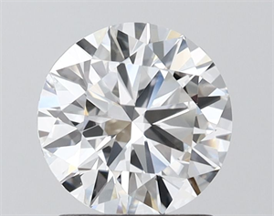 Picture of Lab Grown Diamond 1.50 Carats, Round with Ideal Cut, D Color, VVS2 Clarity and Certified by IGI