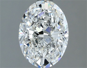 Picture of Natural Diamond 1.21 Carats, Oval with  Cut, F Color, VS1 Clarity and Certified by GIA