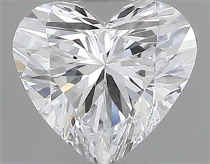 Picture of Natural Diamond 0.31 Carats, Heart with  Cut, D Color, VVS1 Clarity and Certified by GIA