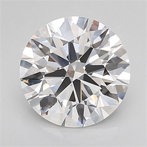 Picture of Lab Grown Diamond 3.02 Carats, Round with Ideal Cut, E Color, VVS2 Clarity and Certified by IGI