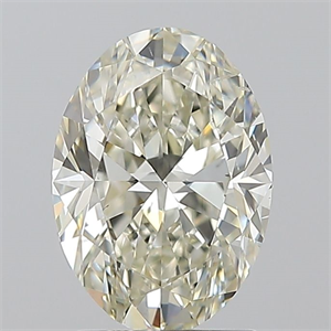 Foto Diamante Natural 1.50 quilates, Ovalado , Color K, claridad SI2 y certificado GIA de