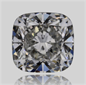 Natural Diamond 1.51 Carats, Cushion with  Cut, G Color, VS2 Clarity and Certified by GIA