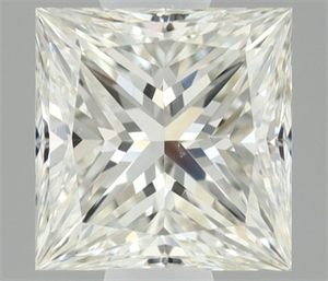 Picture of Natural Diamond 0.50 Carats, Princess with  Cut, H Color, VS1 Clarity and Certified by IGI