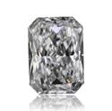 Natural Diamond 0.70 Carats, Radiant with  Cut, D Color, SI1 Clarity and Certified by GIA