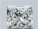 Diamante Natural 1.01 quilates, Princesa , Color I, claridad VS2 y certificado GIA