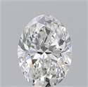 Natural Diamond 0.90 Carats, Oval with  Cut, G Color, VS2 Clarity and Certified by GIA