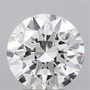 Picture of Lab Grown Diamond 2.71 Carats, Round with Excellent Cut, D Color, VVS2 Clarity and Certified by IGI