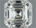 Natural Diamond 0.93 Carats, Asscher with  Cut, I Color, VVS2 Clarity and Certified by IGI