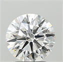 Lab Grown Diamond 3.09 Carats, Round with Ideal Cut, F Color, VVS2 Clarity and Certified by IGI