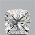 Natural Diamond 1.82 Carats, Cushion with  Cut, H Color, VS2 Clarity and Certified by GIA