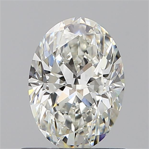 Picture of Natural Diamond 0.70 Carats, Oval with  Cut, H Color, VS2 Clarity and Certified by GIA