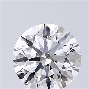 Foto Diamante Natural 1.53 quilates, Redondo , Color F, claridad SI1 y certificado GIA de