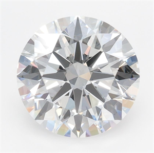 Picture of Lab Grown Diamond 2.96 Carats, Round with Ideal Cut, D Color, VVS1 Clarity and Certified by IGI