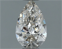 Diamante Natural 0.64 quilates, De pera , Color J, claridad VVS1 y certificado GIA