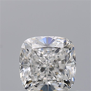 Foto Diamante Natural 0.72 quilates, Del cojín , Color E, claridad VVS2 y certificado GIA de