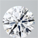 Del inventario de diamantes de laboratorio, 2.58 quilates, Redondo , Color E, claridad VS2 y certificado GIA