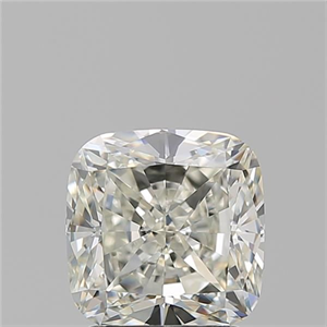 Foto Diamante Natural 2.21 quilates, Del cojín , Color J, claridad VVS1 y certificado GIA de