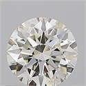 Natural Diamond 0.58 Carats, Round with Excellent Cut, J Color, VVS2 Clarity and Certified by GIA