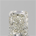 Natural Diamond 1.02 Carats, Radiant with  Cut, K Color, SI1 Clarity and Certified by GIA