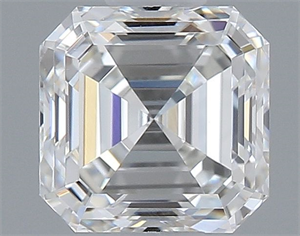 Foto Diamante Natural 0.64 quilates, Asscher , Color G, claridad VS1 y certificado GIA de