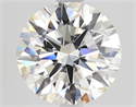 Natural Diamond 1.90 Carats, Round with Excellent Cut, F Color, VS2 Clarity and Certified by GIA