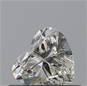 Natural Diamond 0.42 Carats, Heart with  Cut, K Color, VVS1 Clarity and Certified by GIA