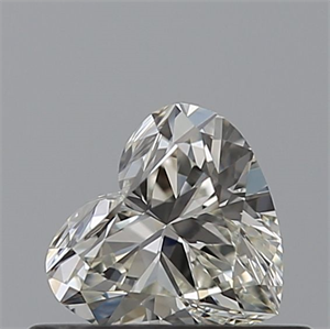 Picture of Natural Diamond 0.42 Carats, Heart with  Cut, K Color, VVS1 Clarity and Certified by GIA