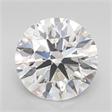 Del inventario de diamantes de laboratorio, 3.43 quilates, Redondo , Color D, claridad IF y certificado IGI