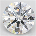 Lab Grown Diamond 3.28 Carats, Round with Excellent Cut, D Color, IF Clarity and Certified by GIA