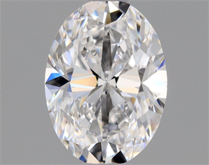 Picture of Natural Diamond 0.47 Carats, Oval with  Cut, D Color, VVS1 Clarity and Certified by GIA