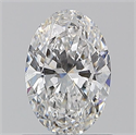 Diamante Natural 0.90 quilates, Ovalado , Color E, claridad VS2 y certificado GIA