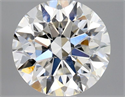 Natural Diamond 0.90 Carats, Round with Excellent Cut, G Color, SI1 Clarity and Certified by GIA