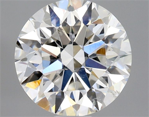 Picture of Natural Diamond 0.90 Carats, Round with Excellent Cut, G Color, SI1 Clarity and Certified by GIA