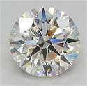 Lab Grown Diamond 3.10 Carats, Round with Ideal Cut, J Color, VS1 Clarity and Certified by IGI